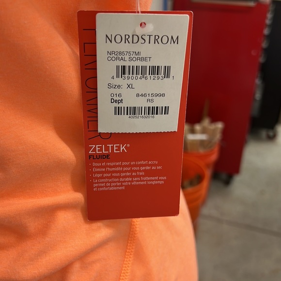 Zella Z Tee in Coral Sorbet. NWT - Picture 5 of 5